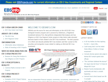 Tablet Screenshot of eb5info.com